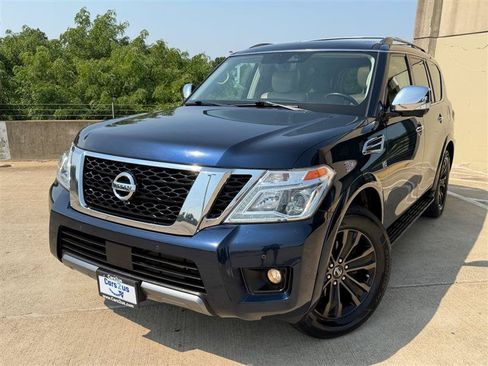 Used 2019 Nissan Armada Platinum w/ Captain's Chairs Package AWD/4WD image 2