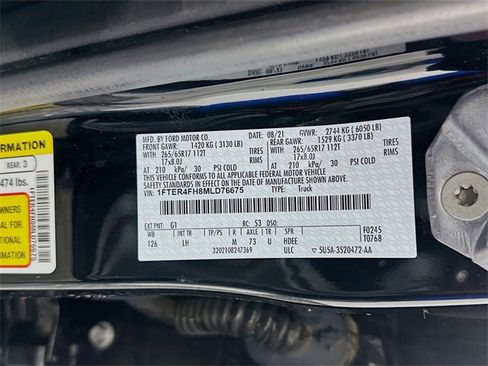 Used 2021 Ford Ranger XLT w/ Equipment Group 302A High image 30