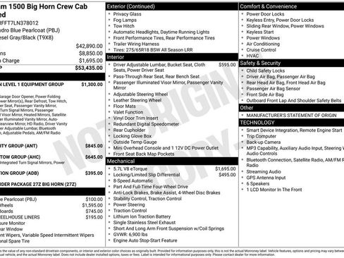 Used 2020 RAM 1500 Big Horn AWD/4WD image 36