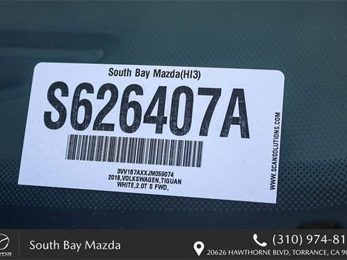 Used 2018 Volkswagen Tiguan S image 27