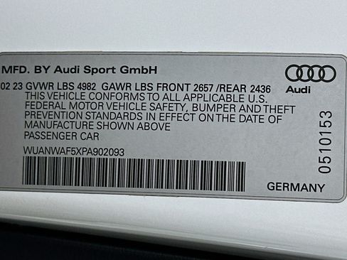 Used 2023 Audi RS 5 w/ Black Optic Carbon Package AWD/4WD image 24
