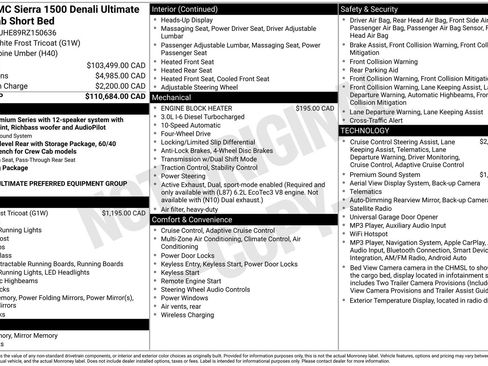 Certified 2024 GMC Sierra 1500 Denali Ultimate AWD/4WD image 36