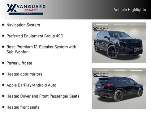 New 2026 GMC Acadia Elevation w/ Black Edition FWD image 11