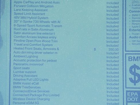 New 2026 BMW X5 sDrive40i w/ Parking Assistance Package image 8