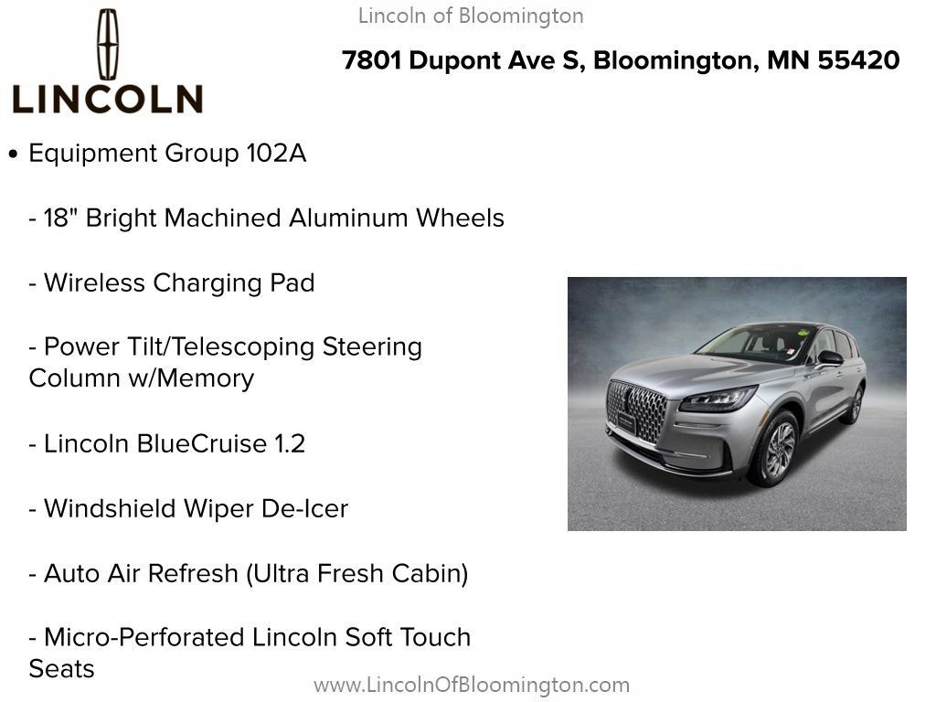 Used 2023 Lincoln Corsair AWD w/ Equipment Group 102A image 10