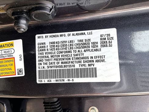 Used 2020 Honda Passport EX-L image 16