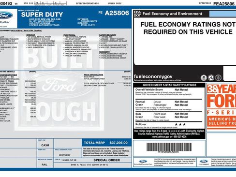 Used 2015 Ford F250 XL w/ XL Value Package AWD/4WD image 5