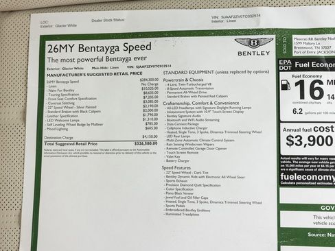 New 2026 Bentley Bentayga Speed image 93