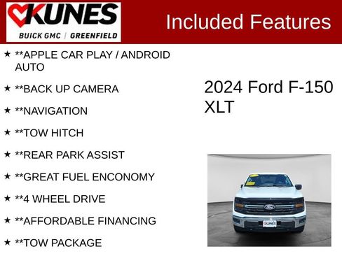 Used 2024 Ford F150 XLT w/ Tow/Haul Package AWD/4WD image 2