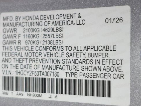 New 2026 Honda Accord Sport image 30