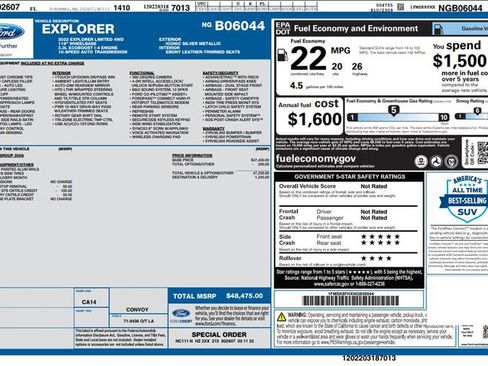 Used 2022 Ford Explorer Limited image 3