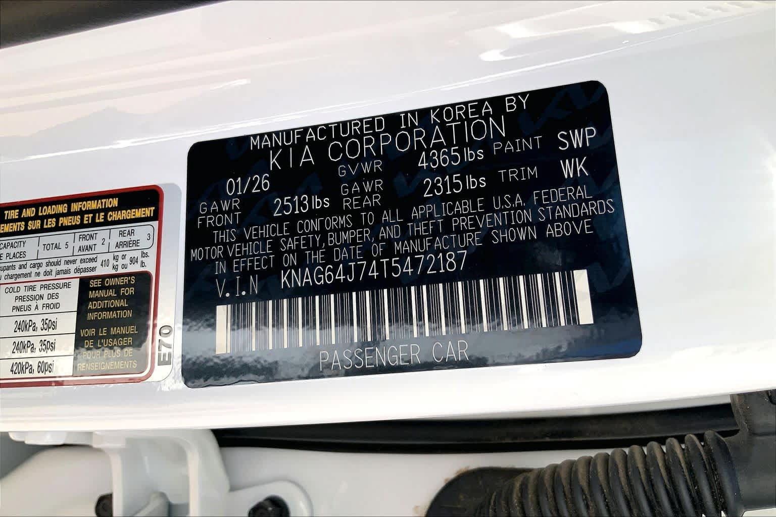 Certified 2026 Kia K5 GT-Line w/ GT-Line Red Interior Package FWD image 31