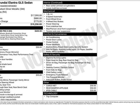 Used 2012 Hyundai Elantra GLS w/ Preferred Pkg 3 FWD image 6