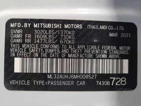 Used 2021 Mitsubishi Mirage FWD image 33
