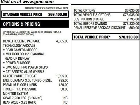 Used 2026 GMC Sierra 1500 Denali w/ Denali Reserve Package AWD/4WD image 2