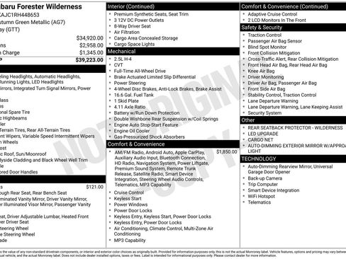 Used 2024 Subaru Forester Wilderness image 28
