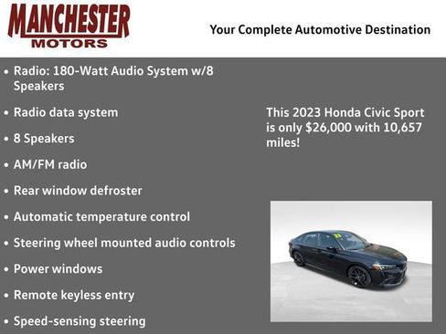 Used 2023 Honda Civic Sport image 2