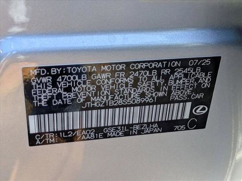 Certified 2025 Lexus IS 350 F Sport w/ Accessory Package RWD image 23