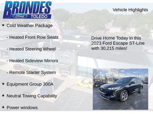 Used 2023 Ford Escape ST-Line w/ Cold Weather Package FWD image 5