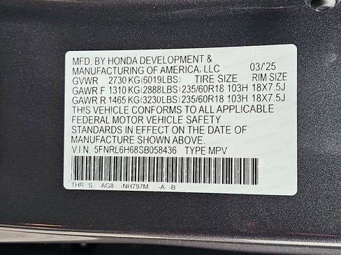 Used 2025 Honda Odyssey EX-L image 31
