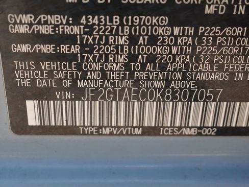 Used 2019 Subaru Crosstrek 2.0i Premium w/ Eyesight System AWD/4WD image 24