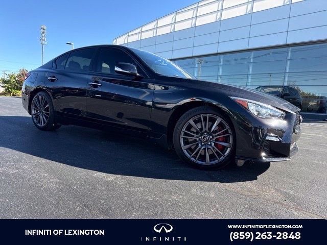 Used 2023 INFINITI Q50 Red Sport 400 w/ Black Opal Edition AWD/4WD image 1