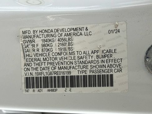 Certified 2024 Honda Civic Sport Touring image 35