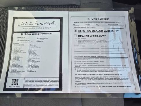 Used 2010 Jeep Wrangler Unlimited Sahara w/ Trailer Tow Group image 10