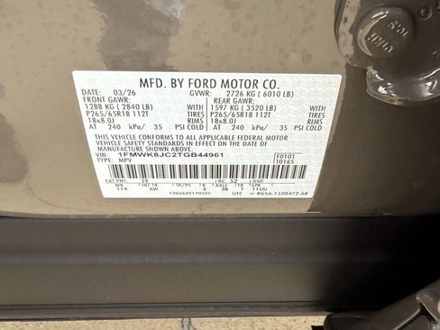 New 2026 Ford Explorer Tremor AWD/4WD image 53