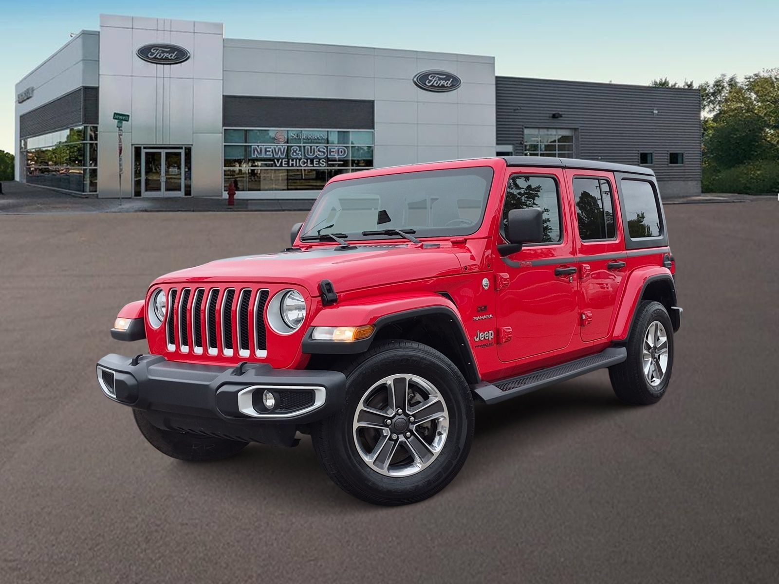 Used 2021 Jeep Wrangler Unlimited Sahara AWD/4WD image 1