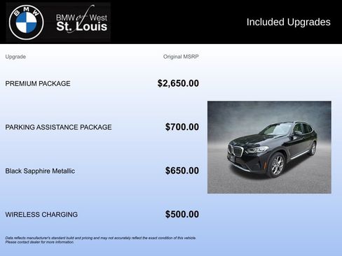 Used 2023 BMW X3 xDrive30i w/ Premium Package AWD/4WD image 20