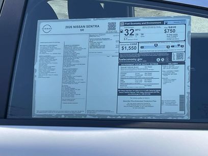 New 2026 Nissan Sentra SR w/ Floor Mat Package