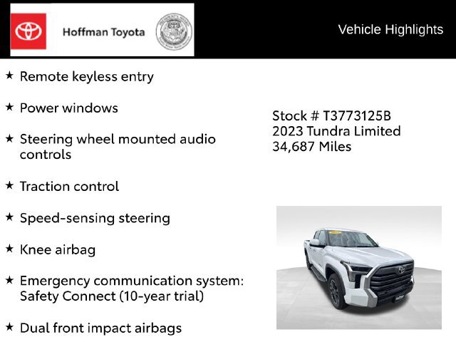 Used 2023 Toyota Tundra Limited AWD/4WD image 22