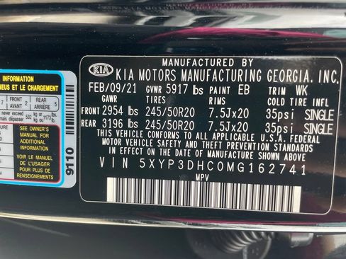 Used 2021 Kia Telluride EX w/ EX Premium Package AWD/4WD image 35