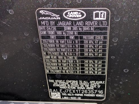New 2026 Land Rover Defender 110 S AWD/4WD image 31