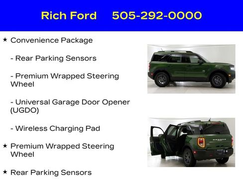 Certified 2024 Ford Bronco Sport Big Bend w/ Convenience Package AWD/4WD image 22