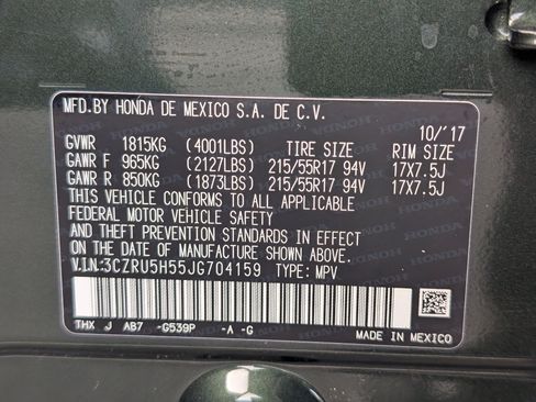 Used 2018 Honda HR-V EX image 36