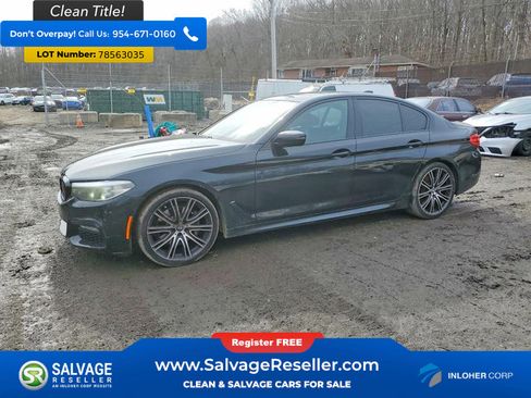 Used 2018 BMW 540i w/ M Sport Package RWD image 1