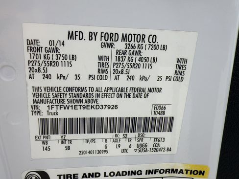 Used 2014 Ford F150 FX4 w/ Equipment Group 402A Luxury AWD/4WD image 21