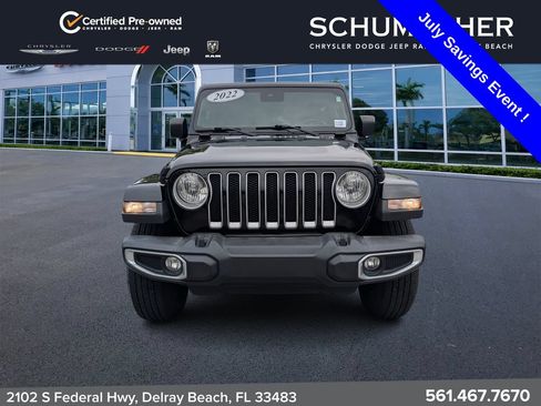 Used 2022 Jeep Wrangler Unlimited Sahara w/ Safety Group AWD/4WD image 2