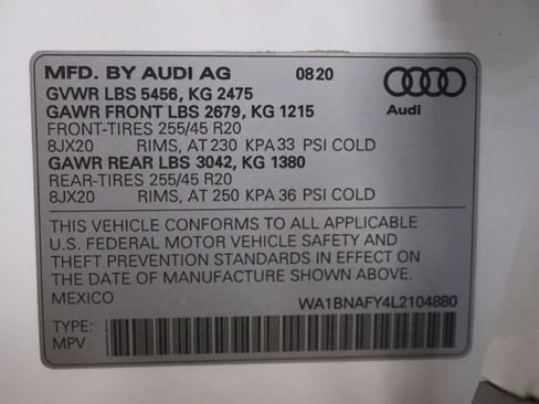 Used 2020 Audi Q5 2.0T Premium Plus w/ Premium Plus Package image 37