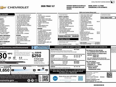 New 2026 Chevrolet Trax LT w/ Driver Confidence Package