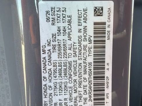 New 2026 Honda CR-V LX image 23