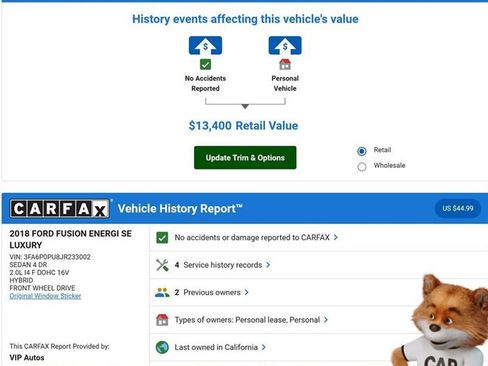 Used 2018 Ford Fusion Energi SE image 9