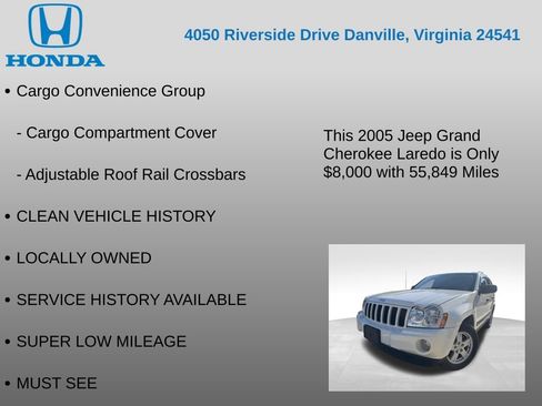 Used 2005 Jeep Grand Cherokee Laredo AWD/4WD image 7