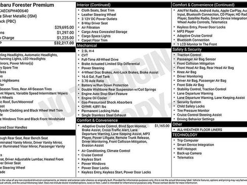 Used 2023 Subaru Forester Premium AWD/4WD image 7