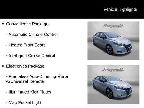 Used 2021 Nissan Versa SR w/ Electronics Package FWD image 3