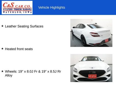 Used 2023 Genesis G70 3.3T w/ Sport Prestige Package image 19