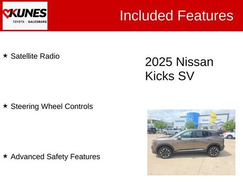 Used 2025 Nissan Kicks SV AWD/4WD image 3