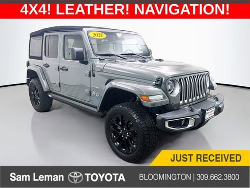 Used 2021 Jeep Wrangler Unlimited Sahara w/ Cold Weather Group image 1